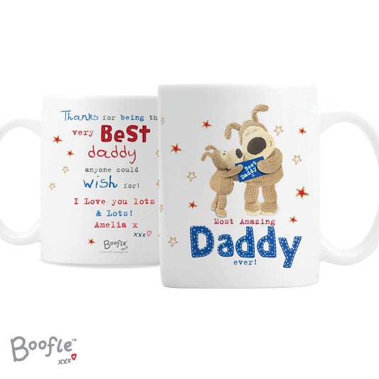 Personalised Boofle Most Amazing Daddy Mug - Elegant Casa